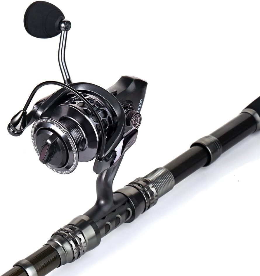 Versatile Fishing Pole & Reel Combo with Carrier Bag - Perfect for Bass & Trout