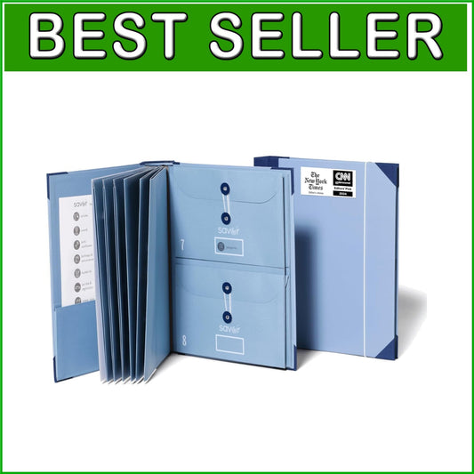 Elegant Document Organizer with Table of Contents - 3-Year Replacement Guarantee