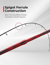 Load image into Gallery viewer, Lightweight IM6 Carbon Spinning Rod - 7'0" Medium Heavy for Sensitive Casting