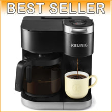 Load image into Gallery viewer, Versatile K-Duo Coffee Maker: Brew K-Cup or Ground Coffee, Stylish Black Finish