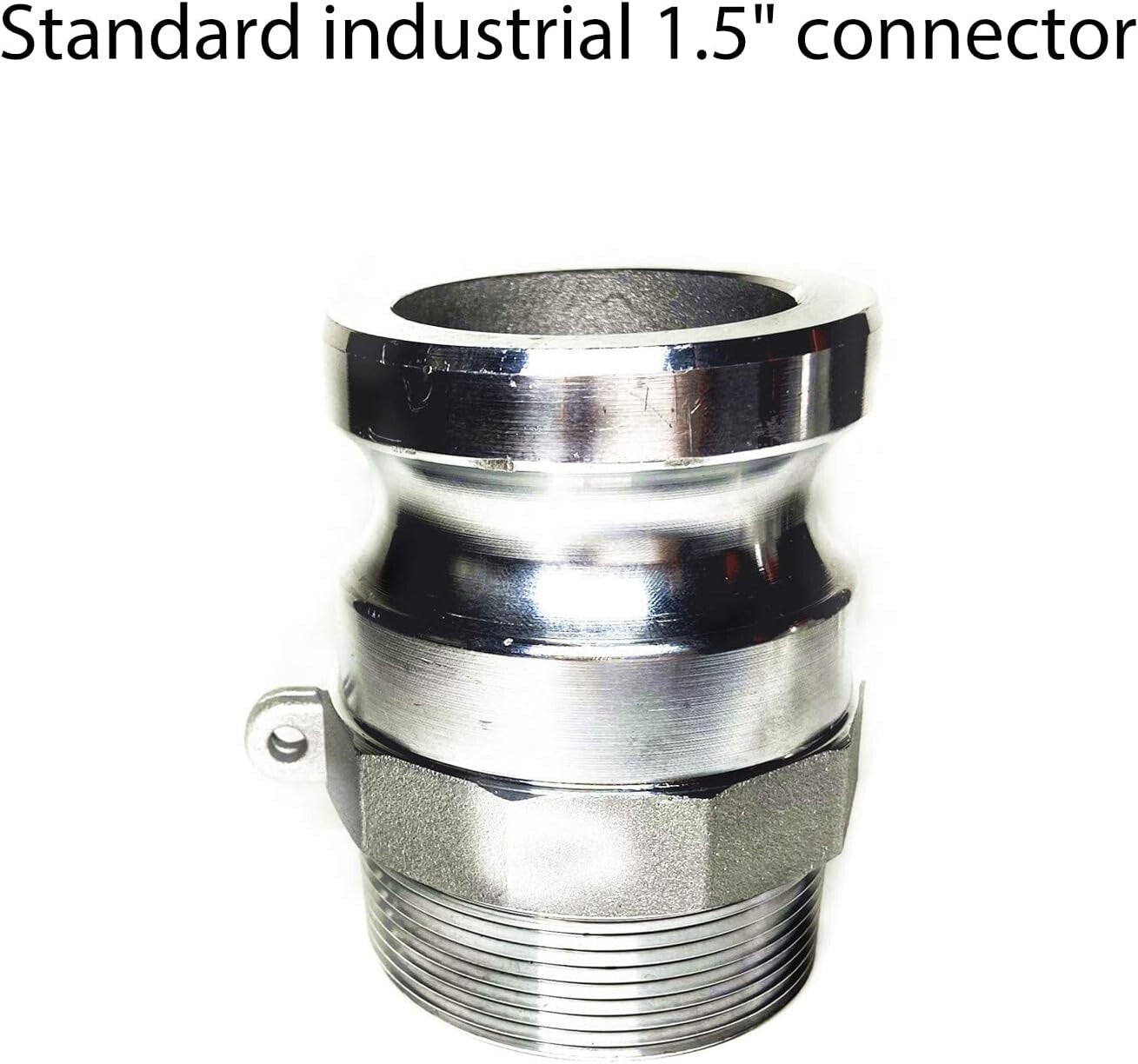 Professional 1.5 Inch Fire Hose Nozzle with Aluminum Fitting - 100 PSI Power