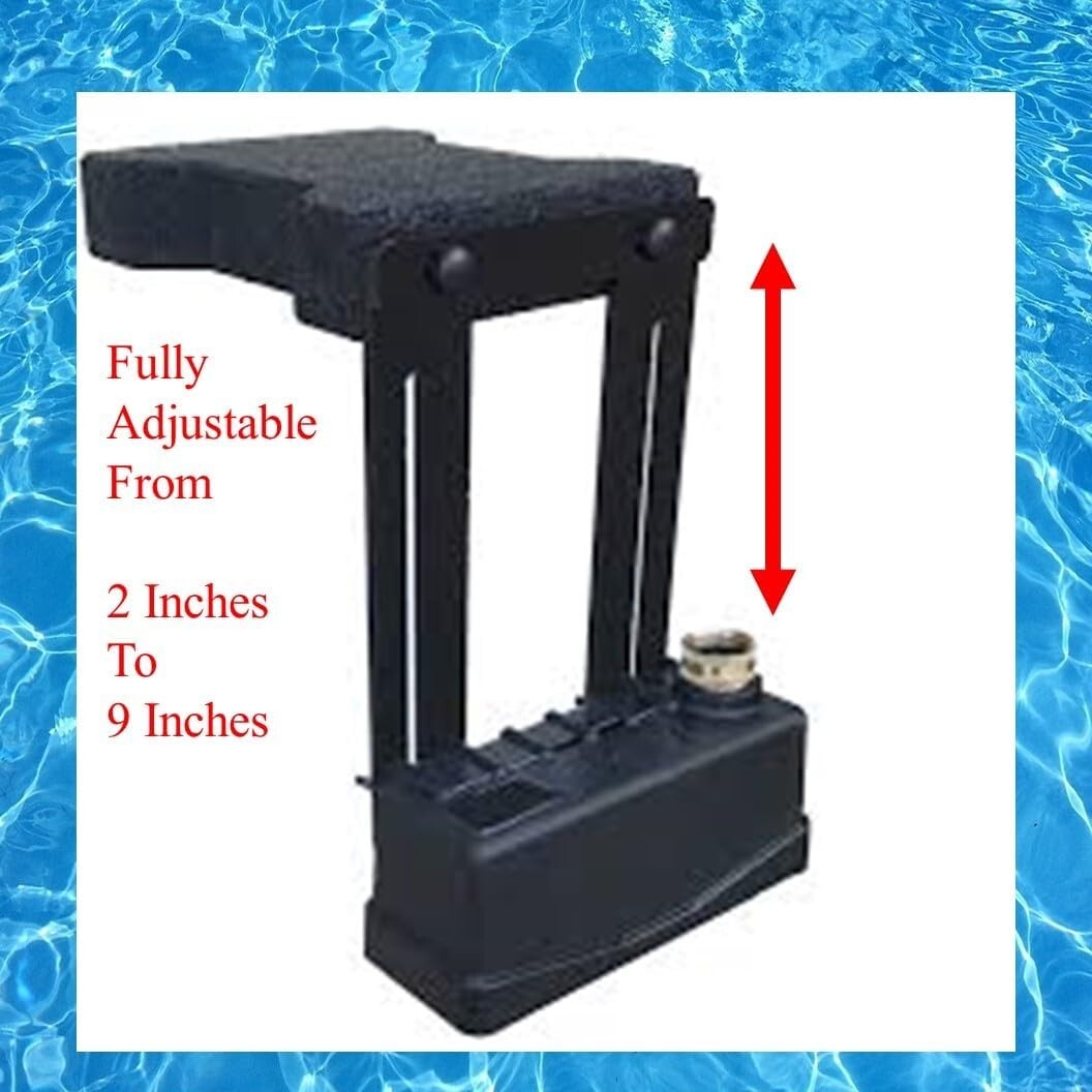 Durable Automatic Pool Fill Valve - 100% Rubber Base & Stainless Steel Hardware