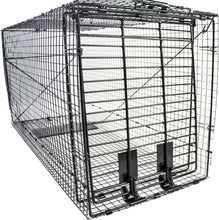 Load image into Gallery viewer, Durable 50 Inch Black Animal Trap - Capture Groundhogs, Coyotes Safely