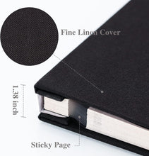 Load image into Gallery viewer, Durable Self-Adhesive Linen Photo Album - 60 Pages for Photographs and Keepsakes