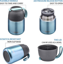 Load image into Gallery viewer, 2-Pack Vacuum Insulated Soup Jars - Leak-Proof Food Thermos for On-the-Go Dining