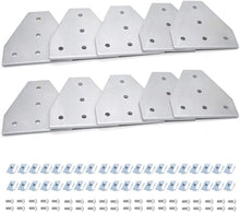 Load image into Gallery viewer, 10pc Aluminum 4040 Corner Bracket T Joint Plate Connector for Stable Structures