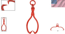 Load image into Gallery viewer, Powder-Coated 32" Log Grabber Tongs with Chain-Binder O-Ring for Heavy Lifting