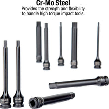 Load image into Gallery viewer, 20pc 1/2" Drive Impact Hex Driver Set - Durable Steel for Versatile Fastening