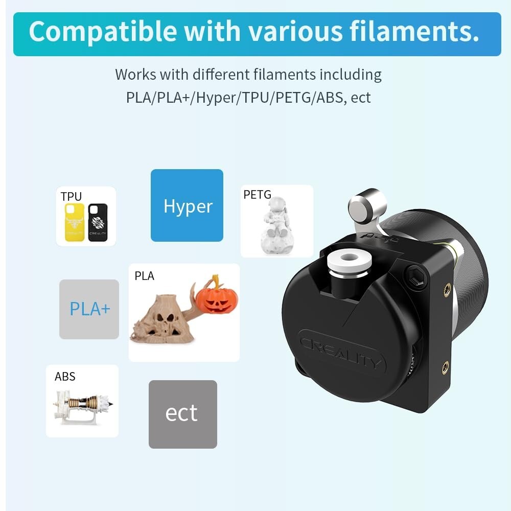 High-Performance K1 Extruder with Enhanced Filament Control & 1-Year Warranty