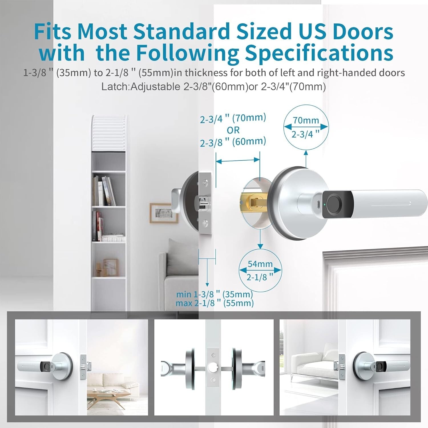 Easy DIY Installation Biometric Fingerprint Lock - Secure Your Home Effortlessly