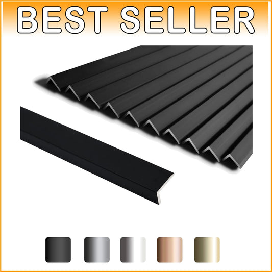 Easy-to-Install Peel and Stick Aluminum Tile Trim for Kitchen & Bath Backsplash