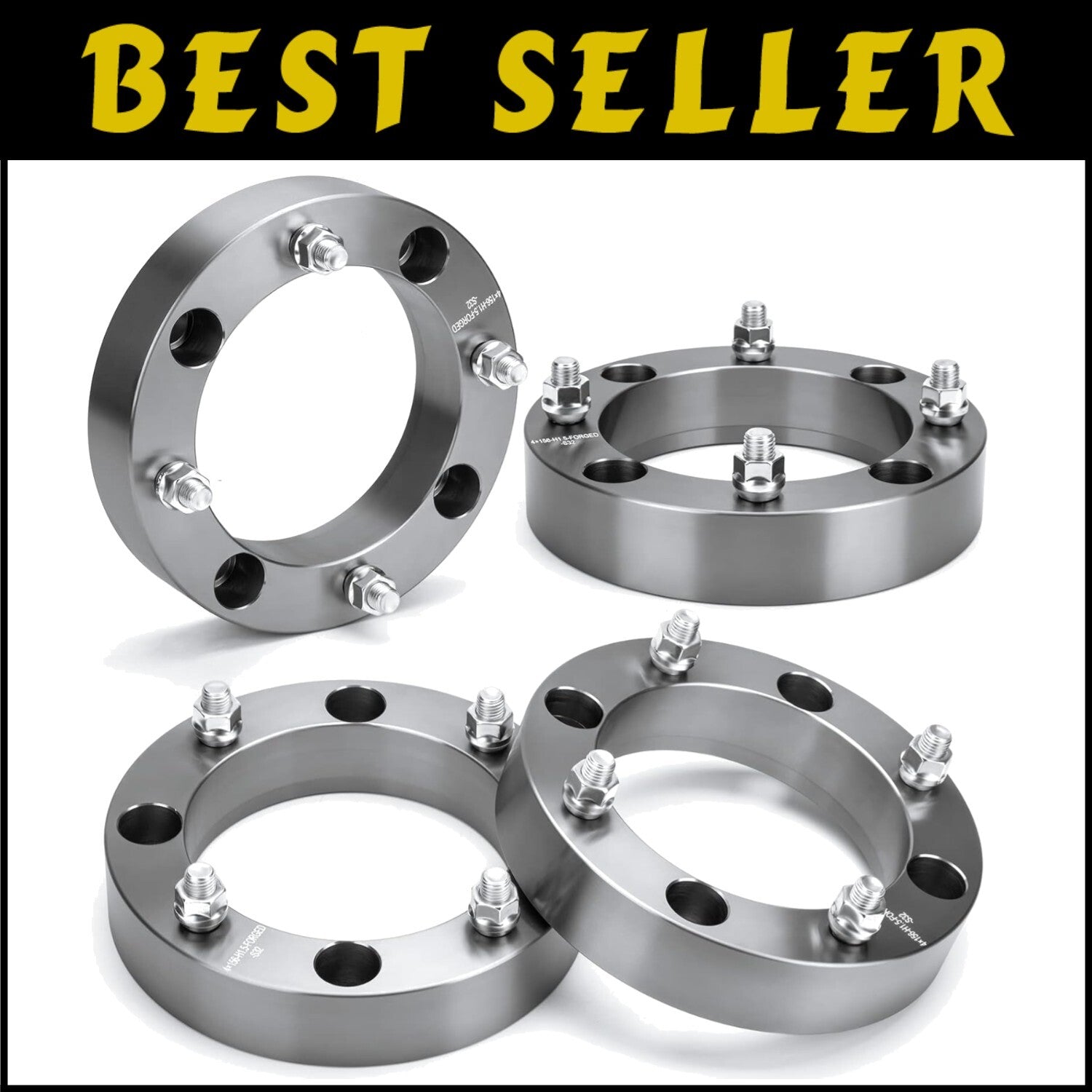 Polaris 4X156 Wheel Spacers 1.5in Aluminum Spacers for Enhanced Stability