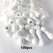 Load image into Gallery viewer, Leak-Tight 1/4" OD Push-Fit Straight Connectors for RO/DI Systems - 100 Pack