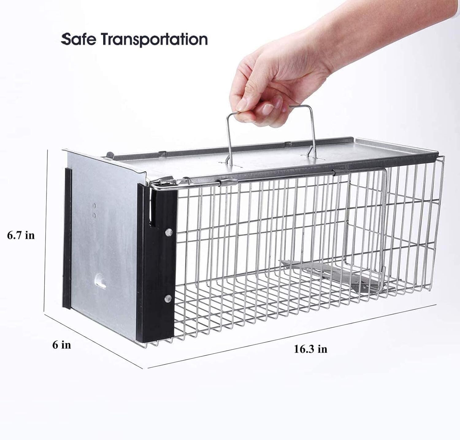 Ultra Sensitive Heavy-Duty Trap for Capturing Squirrels & Small Rodents - 16.3"