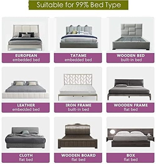 BabyGuard 79in Bed Rail for Toddlers - Easy Install & Compatible with All Beds