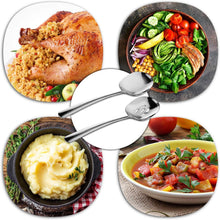 Load image into Gallery viewer, Versatile 12 Inch Slotted Serving Spoons - Durable and Rust-Resistant Set of 12