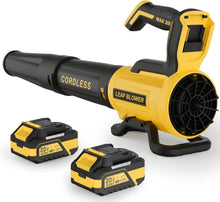 Load image into Gallery viewer, Efficient 180 MPH Cordless Leaf Blower - 2 x 4.0Ah Battery &amp; Charger Included