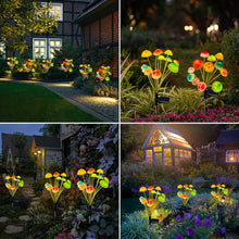 Load image into Gallery viewer, 48 LED Multicolor Solar Mushroom Lights Set - Perfect for Lawn and Patio