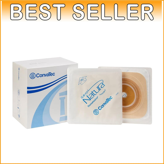 Flexible and Water-Resistant Stomahesive Wafer, 10-Pack, 1-3/4" Flange