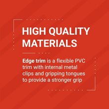 Load image into Gallery viewer, Flexible PVC Edge Trim - 25ft Black Protector for Sharp Edges, Easy Install