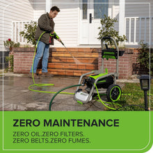 Load image into Gallery viewer, Compact Electric Pressure Washer - 3000 PSI with Versatile Nozzles &amp; Wheels