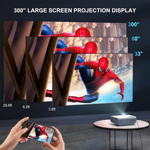 Load image into Gallery viewer, Home Theater Projector: 1080P, 14000L Brightness, 5G WiFi &amp; Bluetooth Connection