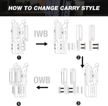 Load image into Gallery viewer, Optics Ready Convertible Holster for Glock &amp; Taurus - Lightweight Kydex Design