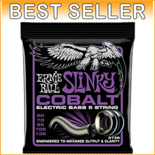 Load image into Gallery viewer, Professional Quality Cobalt Bass Guitar Strings 50-135 Gauge for Vibrant Sound