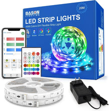 Load image into Gallery viewer, Transformative 65.6ft LED Light Strip with Bluetooth Control for Modern Homes