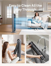 Load image into Gallery viewer, Quiet 90° Oscillating Tower Fan with Touch &amp; Remote Control - Ideal for Bedrooms