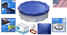 Load image into Gallery viewer, 18 Ft Round Winter Pool Cover - Extra Thick &amp; Weather Resistant for Above Ground
