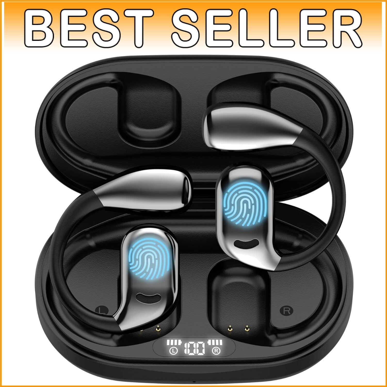 Ergonomic AI Translator Earbuds - 144 Languages, Perfect for Business & Travel