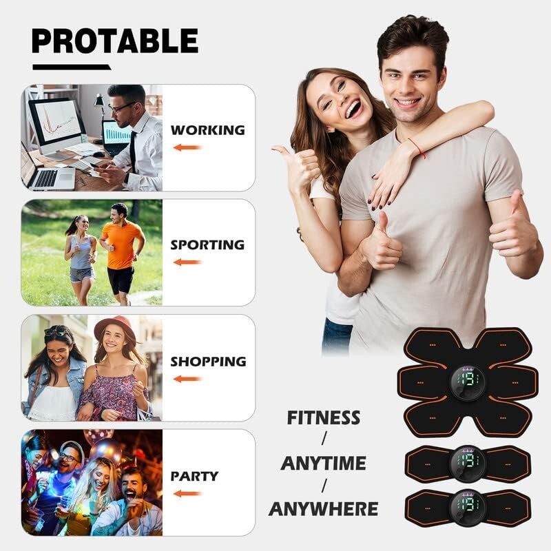 Portable ABD Stimulator Machine - Ideal for Home Workouts & Fitness Routines
