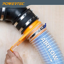 Load image into Gallery viewer, 4" x 20' Clear Vinyl Dust Collection Hose - Heavy Duty PVC for Woodworking