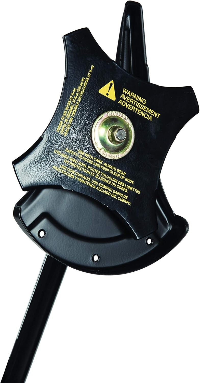 4-Tip Steel Blade Brush Cutter Attachment for Heavy-Duty Gas Powered Trimmers