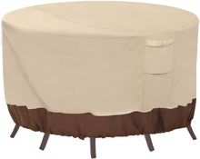 Load image into Gallery viewer, Durable and Stylish Round Patio Covers - Waterproof &amp; UV Resistant, Fits 84" DIA