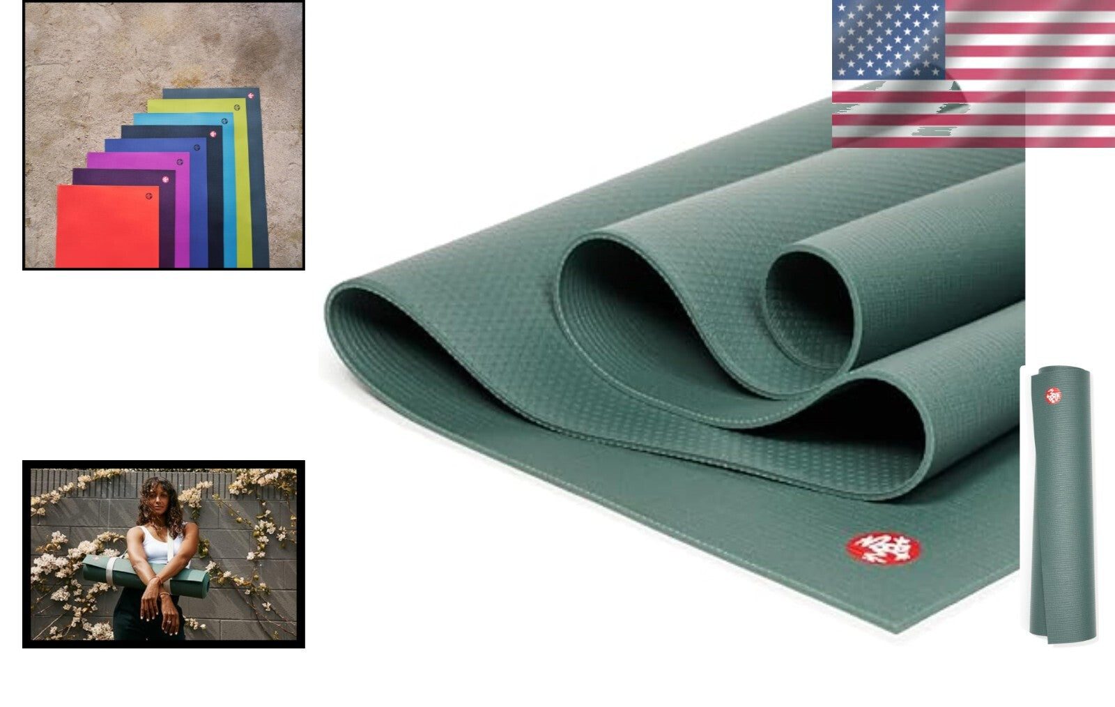 Handmade Non-Slip Yoga Mat - 71"x24" Durable PVC, Ideal for All Fitness