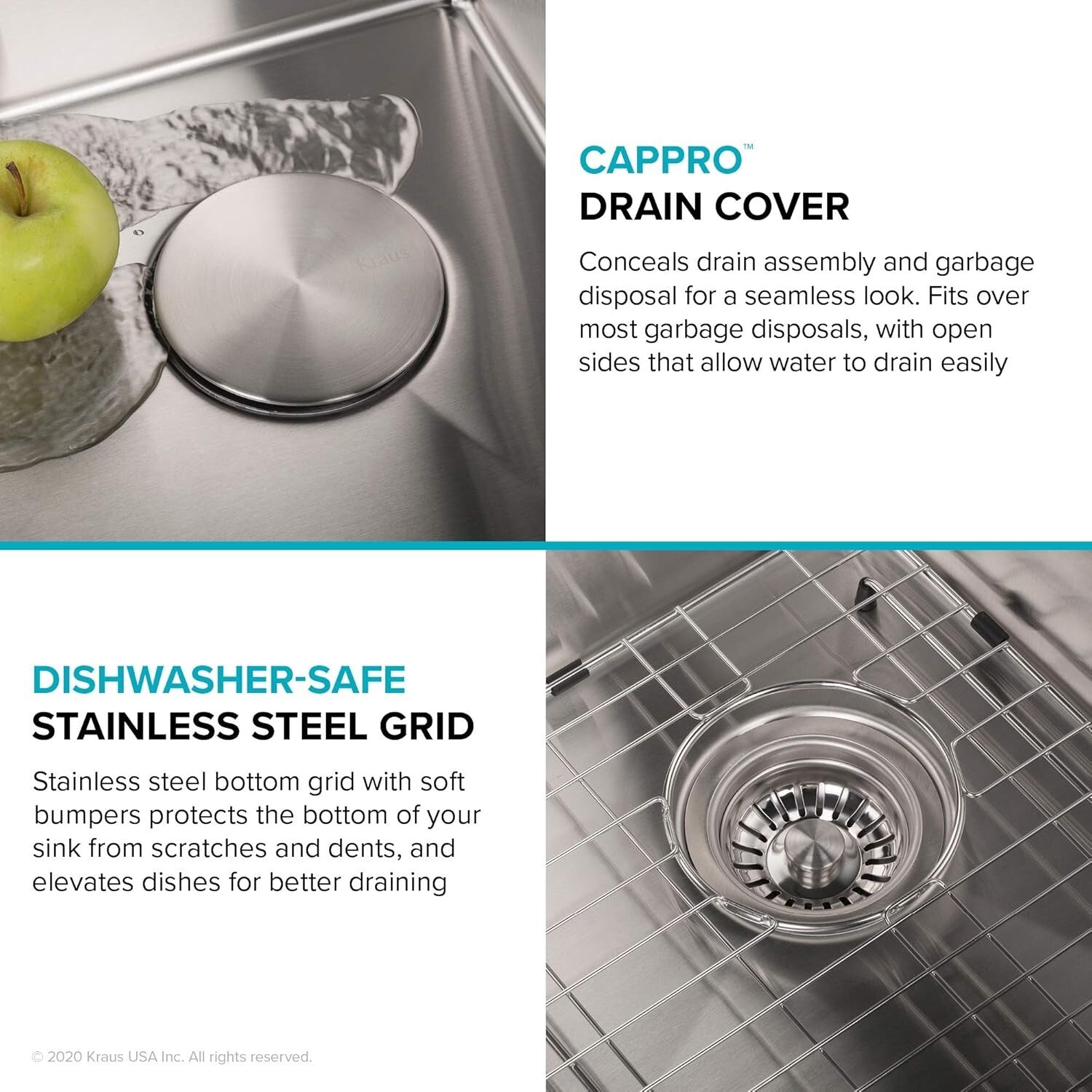 Durable 22-Inch Stainless Steel Laundry Sink with Premium Bottom Grid Included