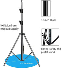 Load image into Gallery viewer, Heavy Duty 12ft x 10ft Photography Backdrop Support System with Clamps included