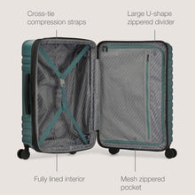 Load image into Gallery viewer, Rugged Waterproof Carry-On Suitcase with Impact-Resistant Polycarbonate Design