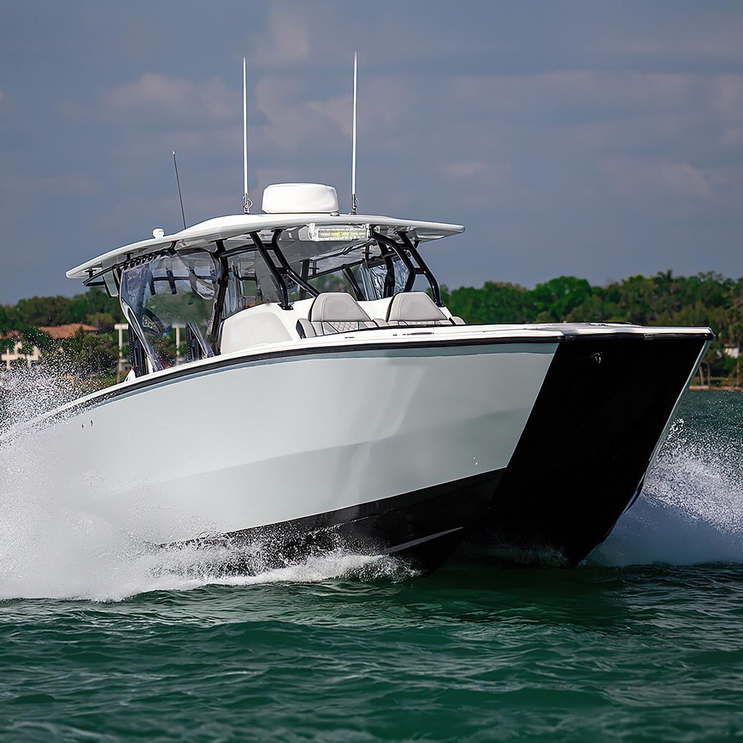 Durable Waterproof 22-Inch LED Navigation Light Bar for Yachts and Pontoon Boats