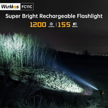 Load image into Gallery viewer, Compact Rechargeable LED Flashlight - IP68 Rated Waterproof &amp; Magnetic Tail Cap