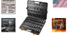 Load image into Gallery viewer, Comprehensive 59 Piece Socket Set - SAE &amp; Metric Impact Tools, Easy Storage Case