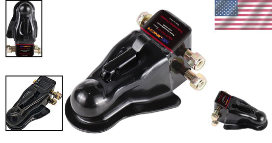 Adjustable 2'' Trailer Coupler 8000LBS Capacity - Durable Channel-Mount Design