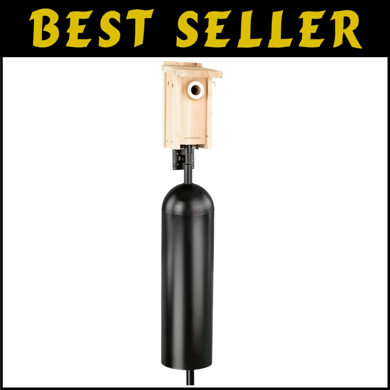 Premium Bluebird Nesting Box with Steel Pole & Baffle - Weather Resistant Design