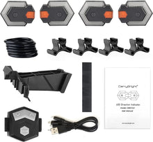 Load image into Gallery viewer, Waterproof Bicycle Tail Light with Remote-Control Turn Signals for Night Safety