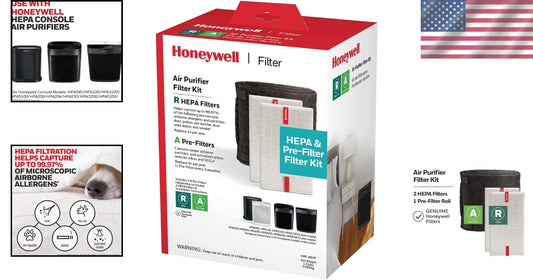 Genuine HEPA Filter Value Kit - Includes Pre-Filter Roll for Odor Reduction