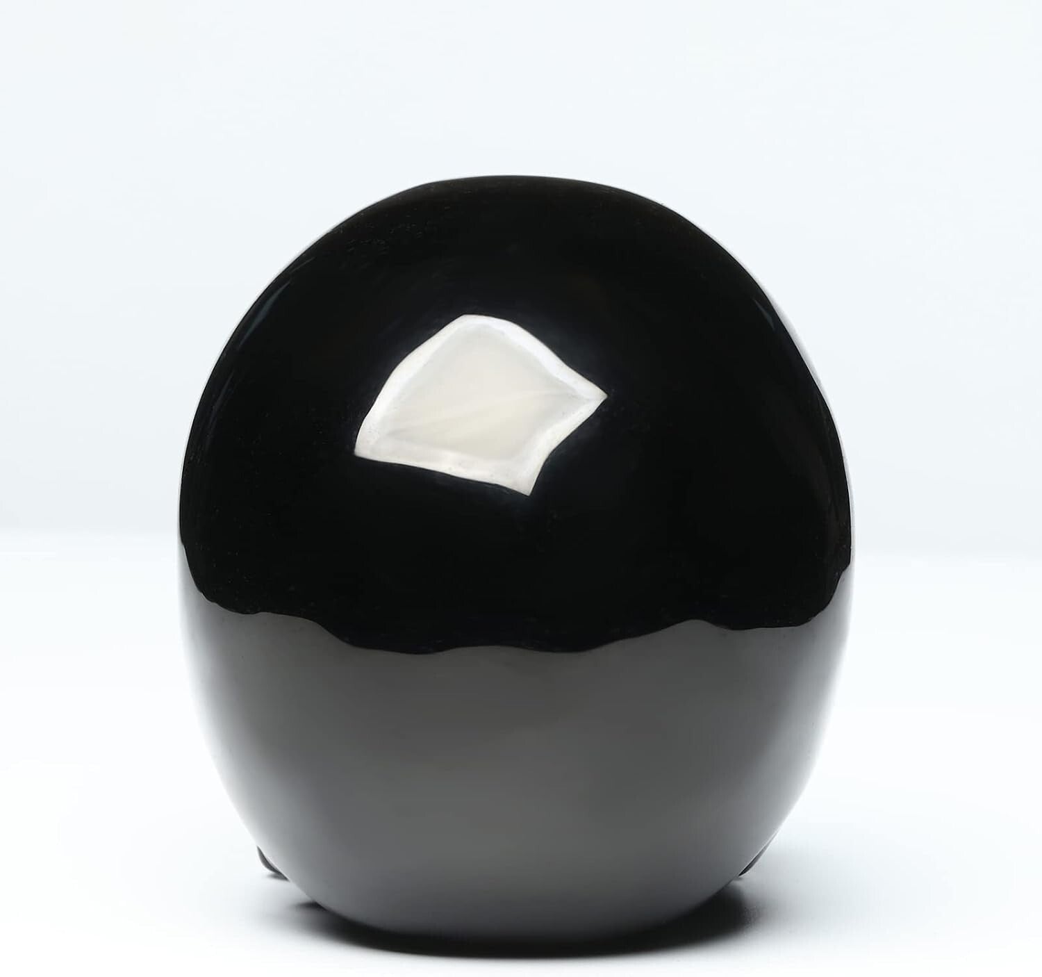 Gorgeous 5'' Black Obsidian Skull - Perfect for Halloween & Year-Round Décor