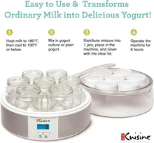 Load image into Gallery viewer, Automatic Digital Yogurt Maker with 7 Glass Jars for Homemade Probiotics