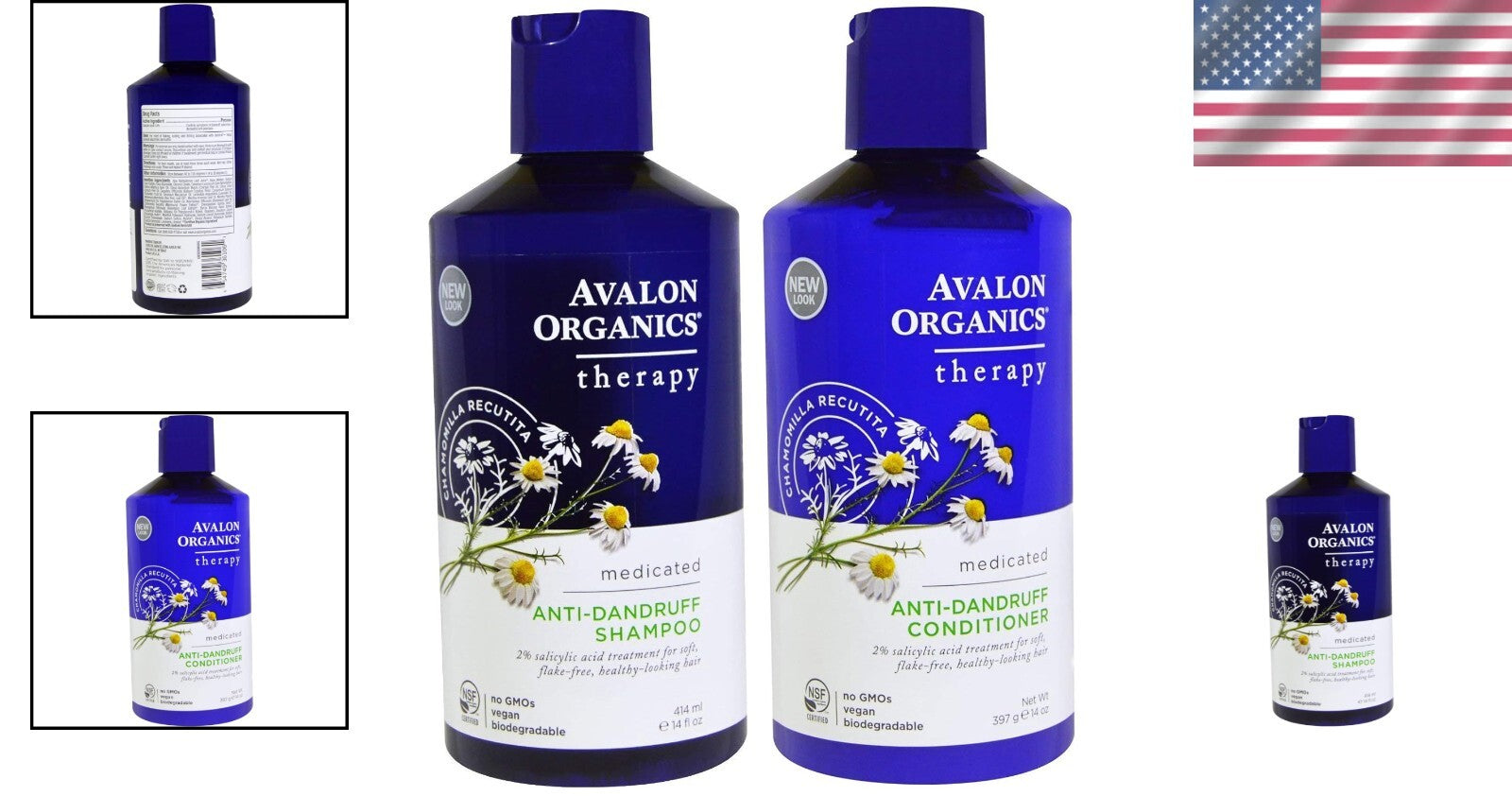 Natural Anti-Dandruff Duo: Shampoo & Conditioner with Aloe Vera and Tea Tree Oil